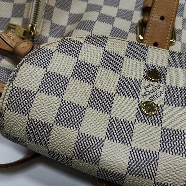 SPERONE Damier Azur Coated Canvas White