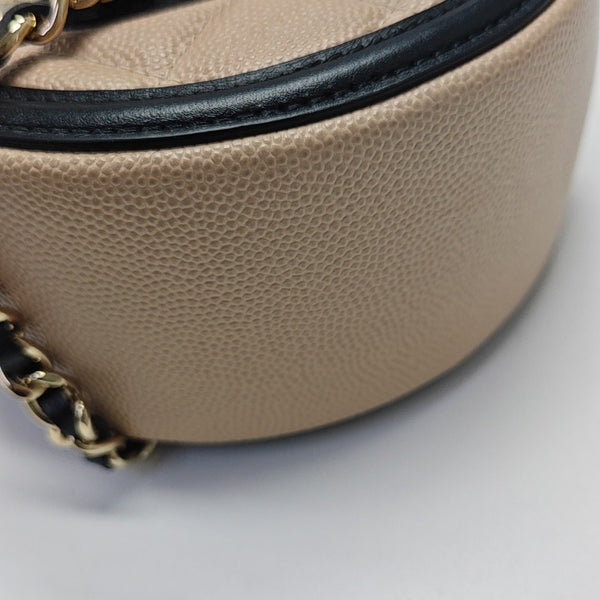 FILIGREE Mini Quilted Grained Calfskin Beige