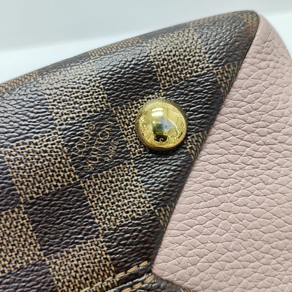 BRITTANY BB Damier Ebene Coated Canvas Brown