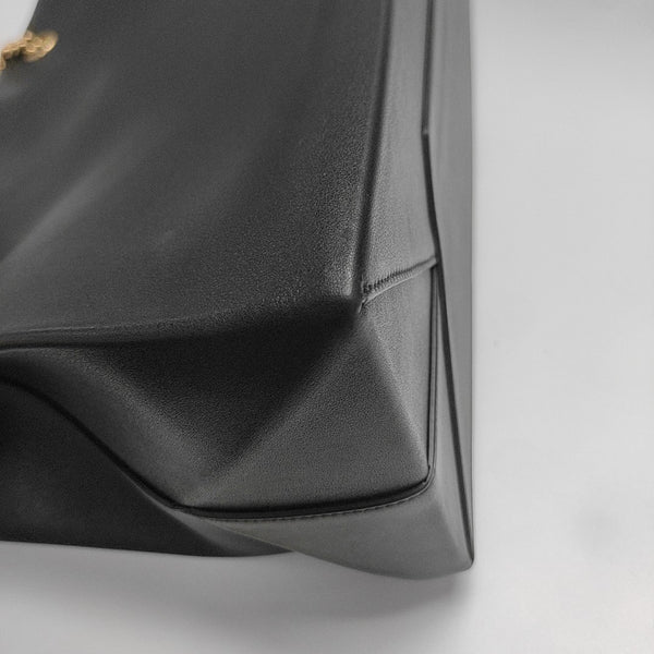 Calfskin Shoulder Bag Black