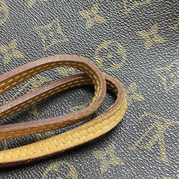 NEVERFULL MM Monogram Coated Canvas Brown