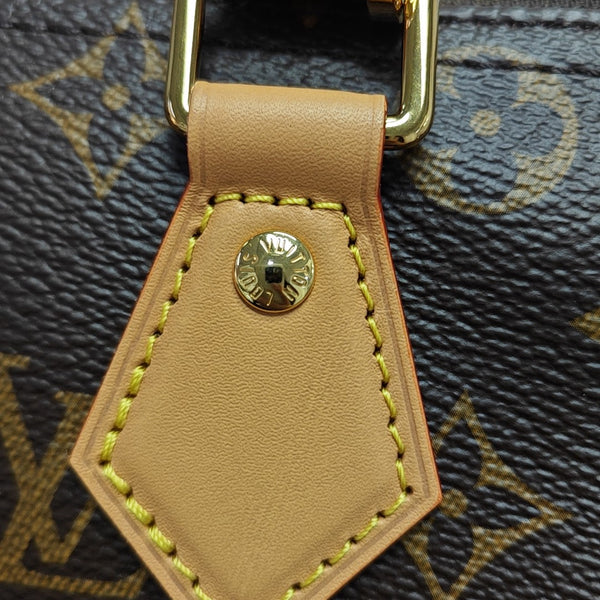 SPEEDY SOFT 30 Monogram Coated Canvas Brown