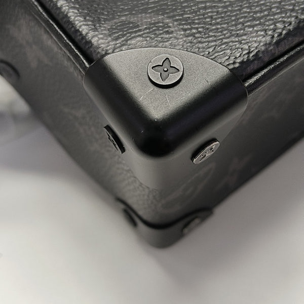 SOFT TRUNK Mini Monogram Coated Canvas Black