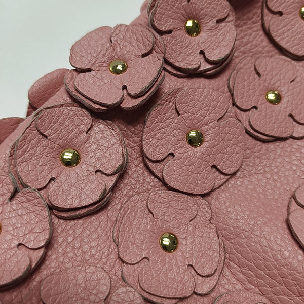 Leather Tote Bag Pink