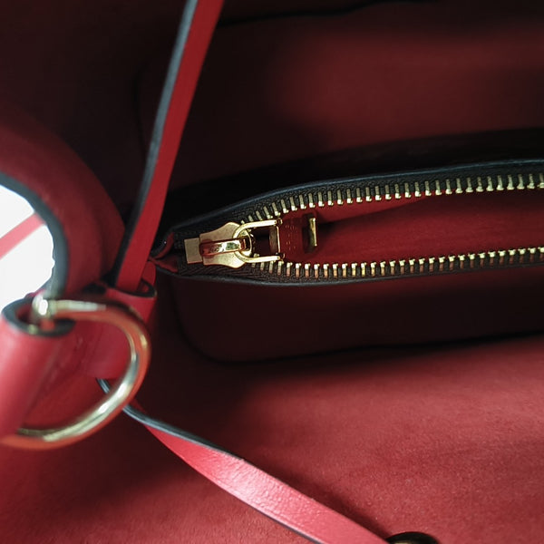 NÉONOÉ MM Monogram Coated Canvas Brown