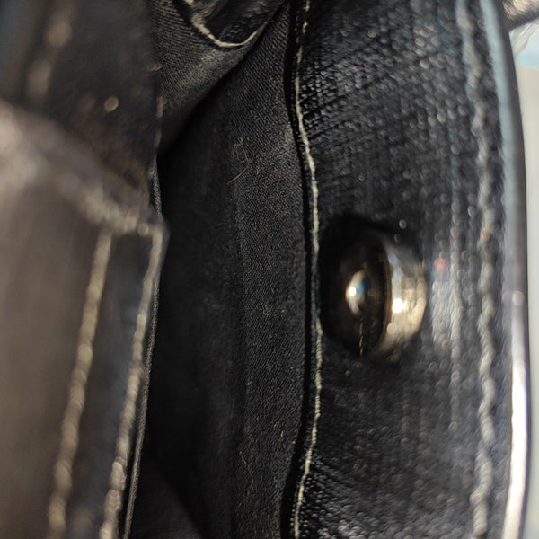 Shopping Bag Calfskin Black