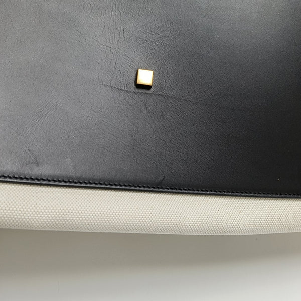 Authenticated pre-owned MANHATTAN Canvas White - Tote Bag at Looply