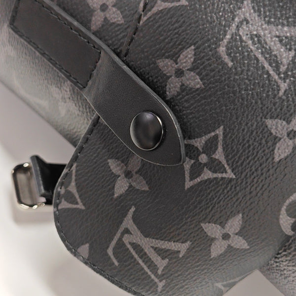 CHRISTOPHER PM Monogram Coated Canvas Gray