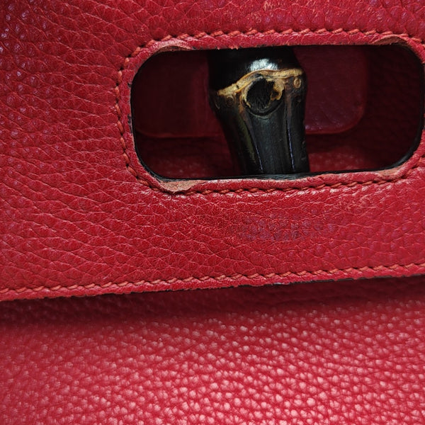 Daily Calfskin Red