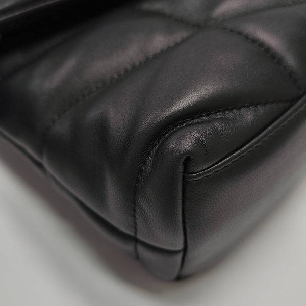PUFFER TOY Mini Quilted Lambskin Black
