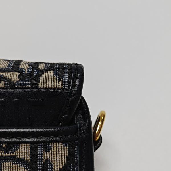 Bobby Small Oblique Canvas Blue
