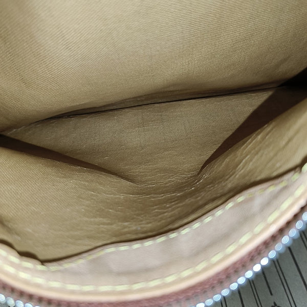 NEVERFULL MM Monogram Coated Canvas Brown