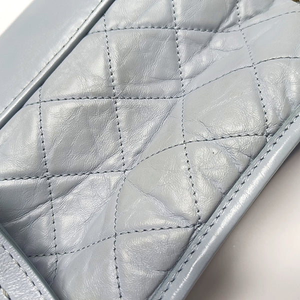 Authenticated pre-owned GABRIELLE Quilted Calfskin Blue - Shoulder Bag at Looply