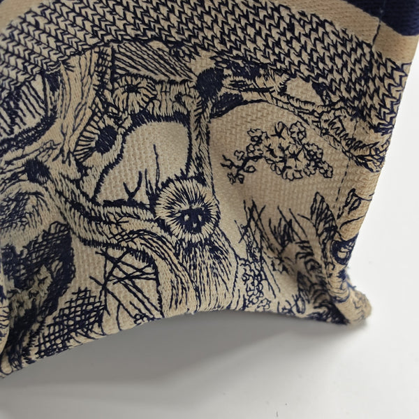 Book Tote Medium Canvas Blue