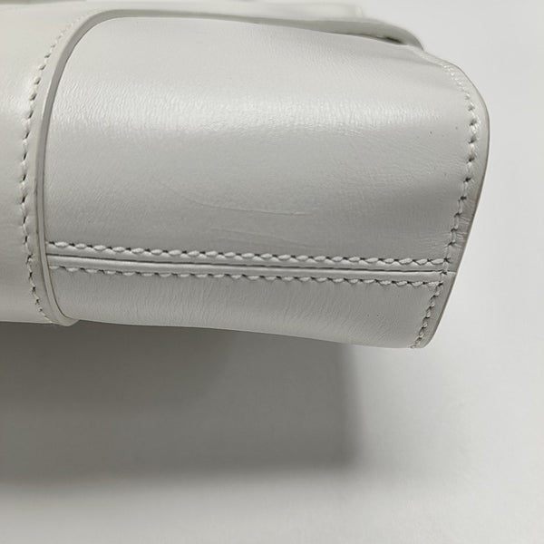 Calfskin Shoulder Bag White