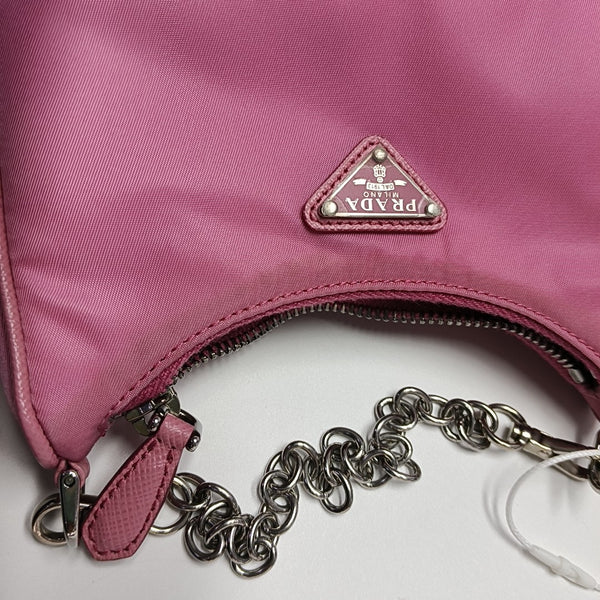 Nylon Shoulder Bag Pink