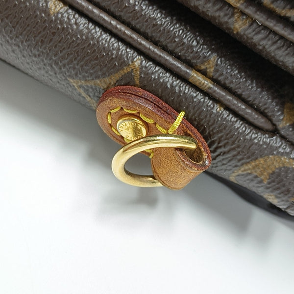 MÉTIS MM Monogram Coated Canvas Brown
