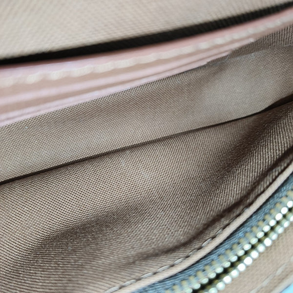 IVY Monogram Coated Canvas Brown