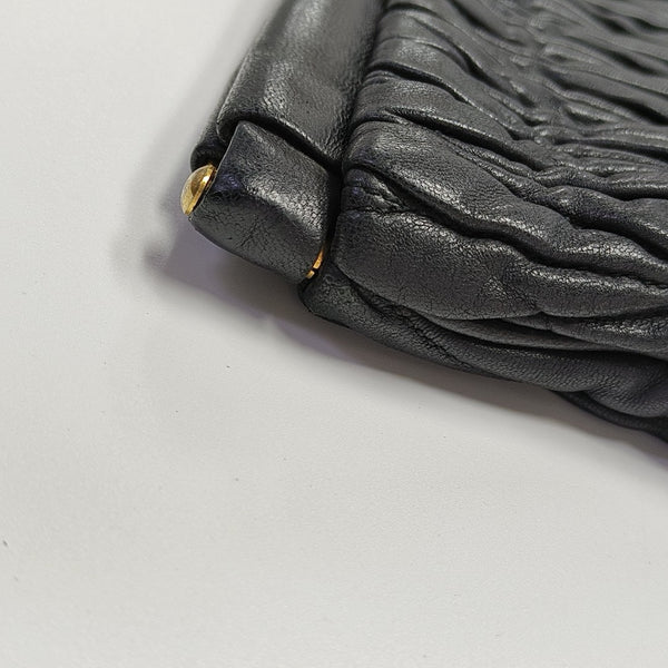Lambskin Clutch Black