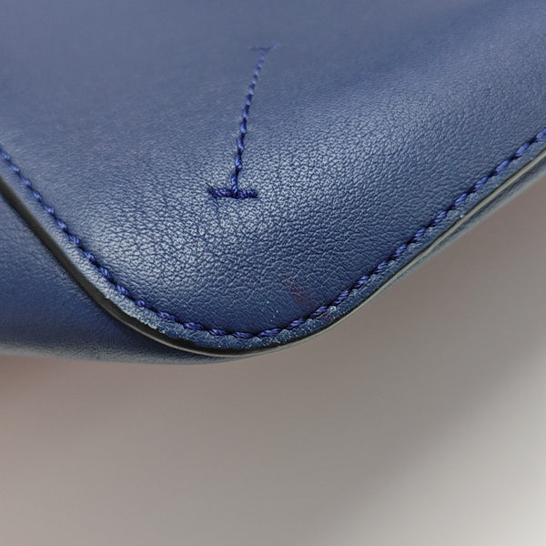 Canvas Top Handle Bag Blue
