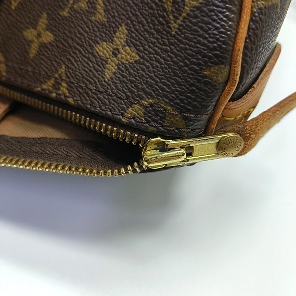 SPEEDY 35 Monogram Coated Canvas Brown
