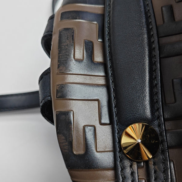 Calfskin Backpack Mini Brown