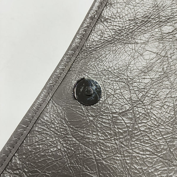 NIKI Medium Chevron Calfskin Gray