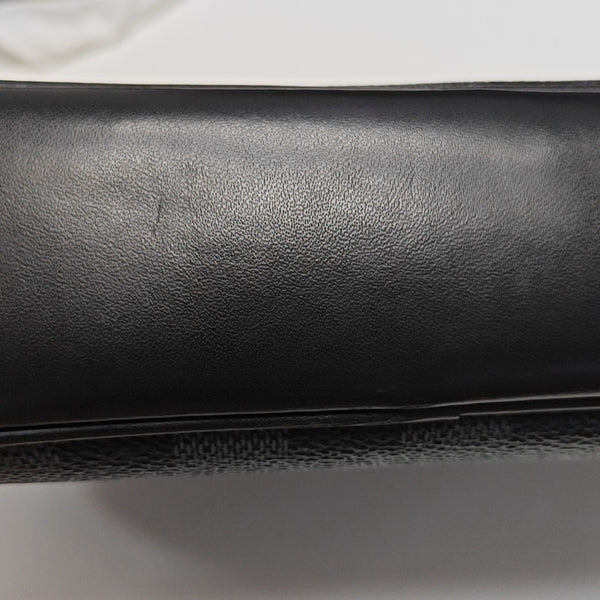 ALPHA Damier Graphite Coated Canvas Gray