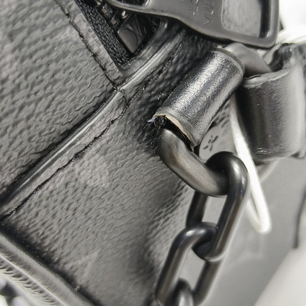 SOFT TRUNK Mini Monogram Coated Canvas Black