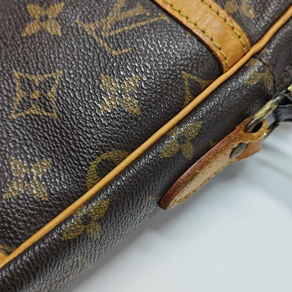 DANUBE Monogram Coated Canvas Brown