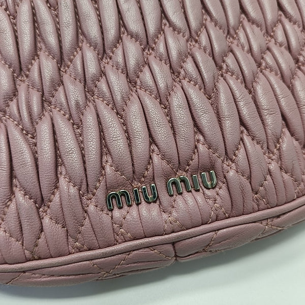 Quilted Lambskin Shoulder Bag Pink