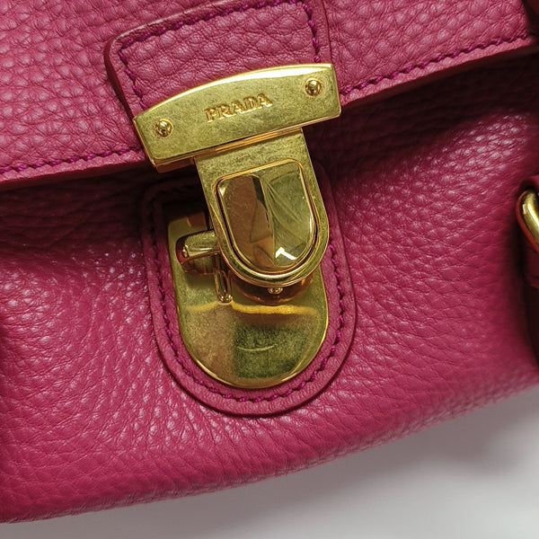 Calfskin Shoulder Bag Red