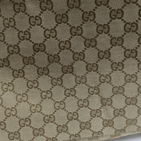 Monogram Canvas Tote Bag Beige