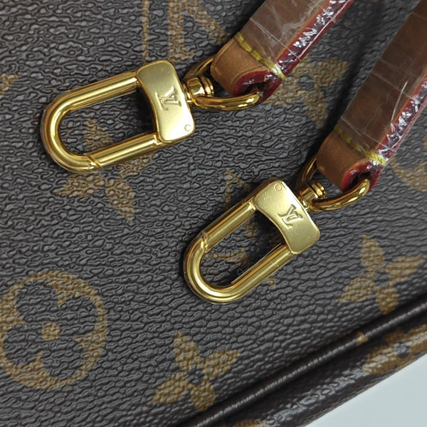 IVY Monogram Coated Canvas Brown