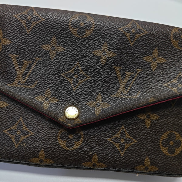 FÉLICIE Monogram Coated Canvas Brown