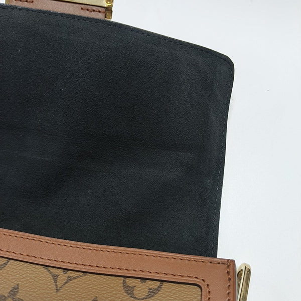 DAUPHINE MM Monogram Coated Canvas Brown