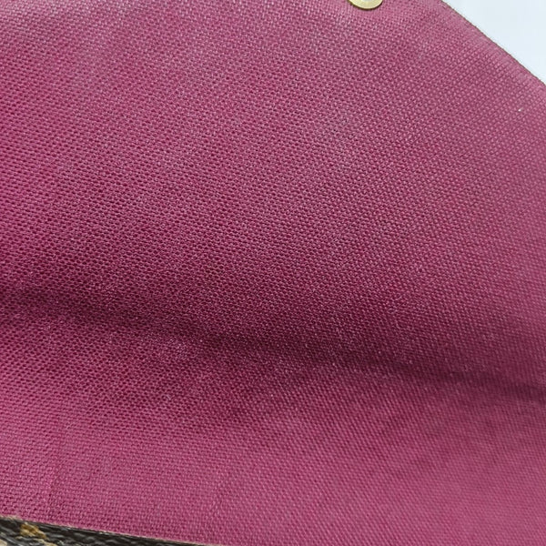FÉLICIE Monogram Coated Canvas Brown