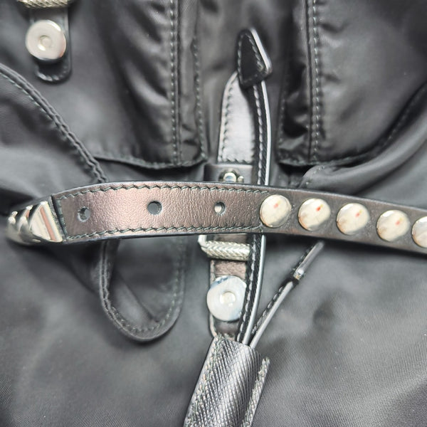 Nylon Backpack Black