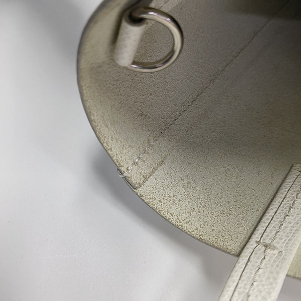 CABAS Small Calfskin White
