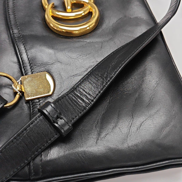 Arli Large Calfskin Black