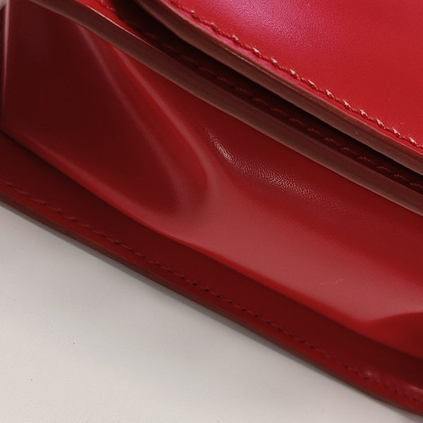 Calfskin Crossbody Bag Red