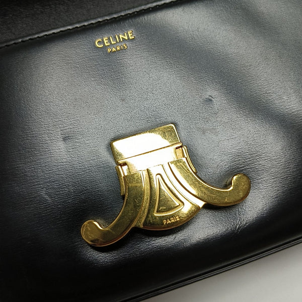 TRIOMPHE Small Calfskin Black