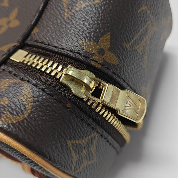 NICE Super Mini Monogram Coated Canvas Brown