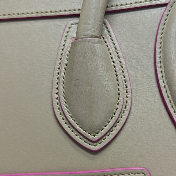 LUGGAGE Micro Calfskin Gray
