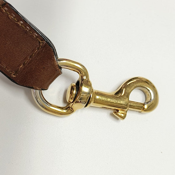Padlock Medium Monogram Coated Canvas Beige