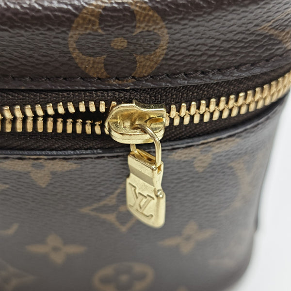 NICE Mini Monogram Coated Canvas Brown