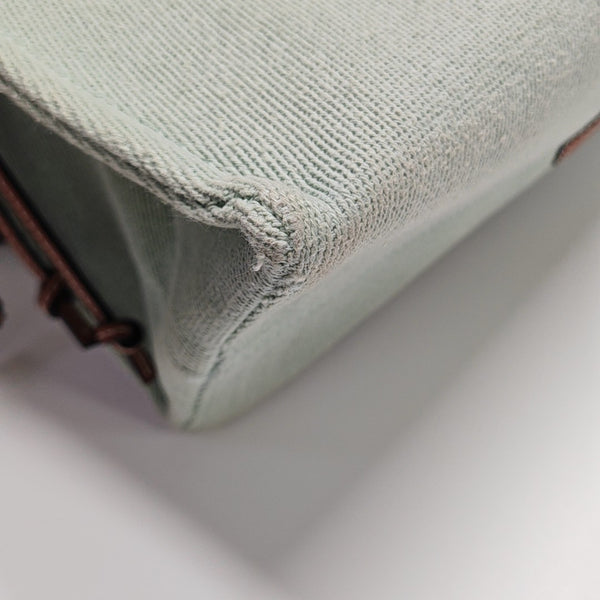 Cushion Small Canvas Green