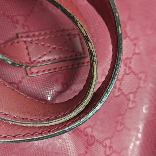 GG Imprime Monogram Coated Canvas Red