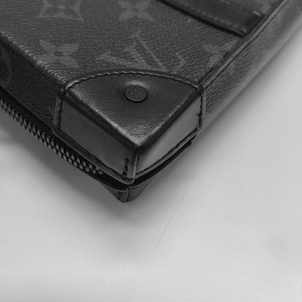 WALLET TRUNK Monogram Coated Canvas Gray
