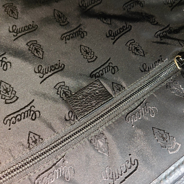 Ligne Shima Monogram Calfskin Black